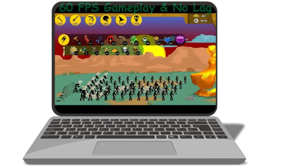 60 FPS Gameplay No Lag stick war legacy